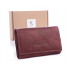 Peňaženka - Peňaženka peňaženka prírodná koža hnedá dámska výrobok (Money Maker Veľká kožená dámska peňaženka hnedá dámska peňaženka)