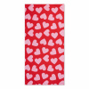 Swim Essentials Plážový uterák z mikrovlákna 135 x 65 cm Hearts