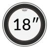 Remo Ambassador SMT Clear Bass Priemer blany: 18