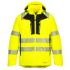 Portwest DX461 HI-VIS Zimná reflexná bunda DX4 4XL, Reflexná žltá-Čierna