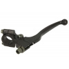Páčka spojková s držiakom čierna 22mm 50-250cc PitBike, DirtBike (Univerzálna páčka spojky čierna ľavá PitBike, DirtBike)