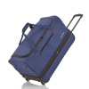 Travelite Basics modrá cestovná taška s kabínovou veľkosťou s kolieskami 55cm