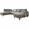 MID.YOU SEDACIA SÚPRAVA, textil, sivá - Online Only obývacie izby - 001454003222