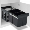 zahrada-XL Výsuvný smetný kôš do kuchynskej skrinky pomalé zatváranie 36 l 51179