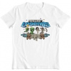 Detské tričko Minecraft: Legends Allies (8-9 rokov) biela bavlna