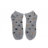 PESAIL Kotníkové bambusové ponožky šedé Velikost: 35-38