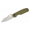 Vega Kizer V4562C1 Cormorant vreckový nôž 8 cm, Stonewash, zelená, G10, textúra