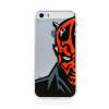 AppleMix Kryt STAR WARS pre Apple iPhone 5 / 5S / SE - Darth Maul - gumový - priehľadný