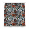 Povrch clony retro kvety do spálne 150x160 (Povrch clony retro kvety do spálne 150x160)