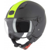 Prilba na motorku ASTONE KSR-2 black matt/yellow - M (57/58)