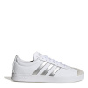 adidas VL Court Base Shoes Womens White/Silver 5 (38)