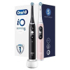 Oral-B iO Series 6 Duo čierna & Pink Sand set elektrických zubných kefiek, 5 režimov, AI, časovač