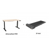 BalanzaDesk PRO + chodiací pás Z1 fold Veľkosť stolovej dosky: XL - 180x80cm +50€, Bezdrôtová nabíjačka - neviditeľná pod stolovou doskou: Je súčasťou stola +50€