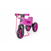 Odrážadlo FUNNY WHEELS Rider SuperSport fialové 2v1 + popruh, vyššie. sedlá 28/30cm nos 25kg 18m+ vs