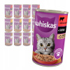 WHISKAS vlhké krmivo pre mačky MIX CHUTÍ 6x400 g