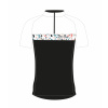 dres FORCE ROCK krátký rukáv, černo-bílý 3XL