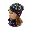 Čiapka a nákrčník Color splash - S