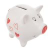 Pokladnička prasiatko SRDCE (akčná sada 4 ks)