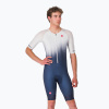Pánska cyklistická kombinéza Castelli Core Tri belgian blue/white