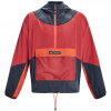 Under Armour Armour Ua Rush Woven half Zip Anorak Tracksuit Top Mens Grey/Red XS