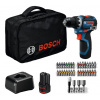 Bosch Bosch AKU vrtací šroubovák PRO GSR 12V-32, 2×12V 2.0Ah + bity v textilní tašce 06019N7004