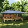 zahrada-XL Profesionálny párty stan 4x6 m, antracitový 90 g/m² 48509