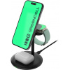 GREEN CELL Greencell MagScape INDUCT CHARGER 3v1 15W MagSafe IPhone AirPods Apple Watch