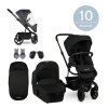 EASYWALKER Set kočík kombinovaný Harvey3 Shadow Black s príslušenstvom