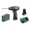 Metabo Náradie - 12V AKU vŕtací skrutkovač s príklepom, 2x aku 2,0 Ah LiPower, nabíjačka 600385500