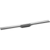 Hansgrohe RainDrain Flex - Lineárny sprchový žľab s nerezovým roštom 1000, ku stene, skrátiteľný, chróm 56053000