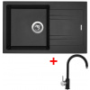 Sinks LINEA 780 Metalblack + Vitalia GR G4474