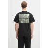 Bavlnené tričko No Problemo Area 51 SS Tee pánske, čierna farba, s potlačou, NP6000403