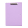 KARTON P+P Podložka dvojitá plast. s klipom A4 PASTELINI fialová
