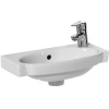 Jika Tigo - Umývadielko s prepadom 450 mmx235 mm, otvor vpravo, biela H8152120001061