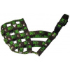Palkar Nylonový náhubok pre psov veľ. 6 36 cm × 12 cm čierno-zelený