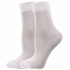 Pančuchové ponožky Lady B COTTON socks 60 DEN - biele, 39-42