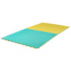 Tatami puzzle Crossline Grappling 1m x 1m x 2cm zeleno-žlutá