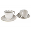VERONI - Sada priateľská šálka 2ks a podšálka 2ks AMELIA