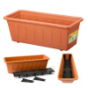 Truhlík GARDENFLOR samozavlažovací 50cm terakota