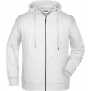 DAIBER JN 8026 / Pánska mikina s kapucňou - white XXXL