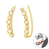 iŠPERKY Strieborné náušnice ear cuff ID|313576