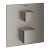 Grohe Grohtherm Cube Termostatická sprchová batéria pod omietku, kefovaný Hard Graphite 24153AL0-GR
