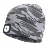 Cerva Deel Led Unisex čiapka s Led lampou 03140115 šedá kamufláž