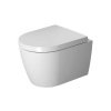Duravit ME by Starck Závesné WC, doska SoftClose, Rimless, alpská biela 45300900A1