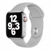AppleKing silikónový remienok s leopardím vzorom pre Apple Watch 42mm / 41mm / 40mm / 38mm - sivý - možnosť vrátiť tovar ZADARMO do 30tich dní