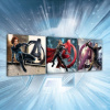 Obraz na plátne viacdielny - OB2609 - Avengers 75cm x 25cm - S13