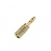 Hama Audio Loudspeaker Adapter, Banana Plug, Set of 4 205201