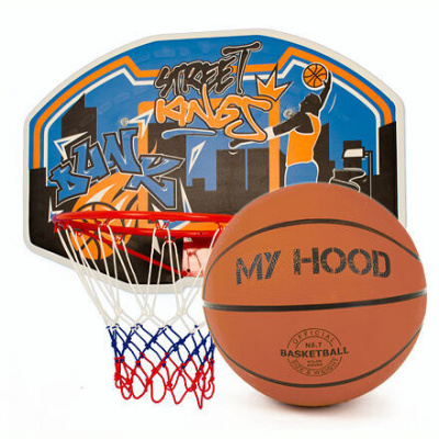 My Hood Set basketbalového koša a lopty My Hood 304002