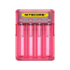 Multifunkční nabíječka baterií - Nitecore Intellicharger Q4 (Pinky Peach)