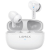 Lamax Clips1 Play slúchadlá do uší Bluetooth, LXIHMCPS1PNWA, stereo, biela; LXIHMCPS1PNWA